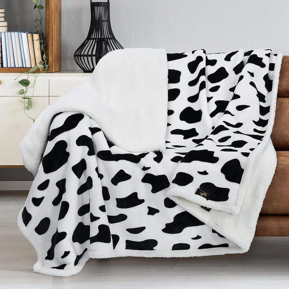 imageCatalonia Horse Print Sherpa Fleece Throw Blanket Soft Mink Plush Couch Blanket Fuzzy Fluffy Comfy Warm Throws Gift for Her Horse Gifts for Women 50x60 inchesDalmatian