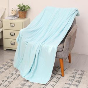Catalonia Kids Summer Cooling Blanket, Toddler Small Lightweight for Hot Sleepers, Soft Throw for Night Sweats, Cool Gifts for Hot Flashes, Valentine’s Day, 50×60 Inch(Blue)