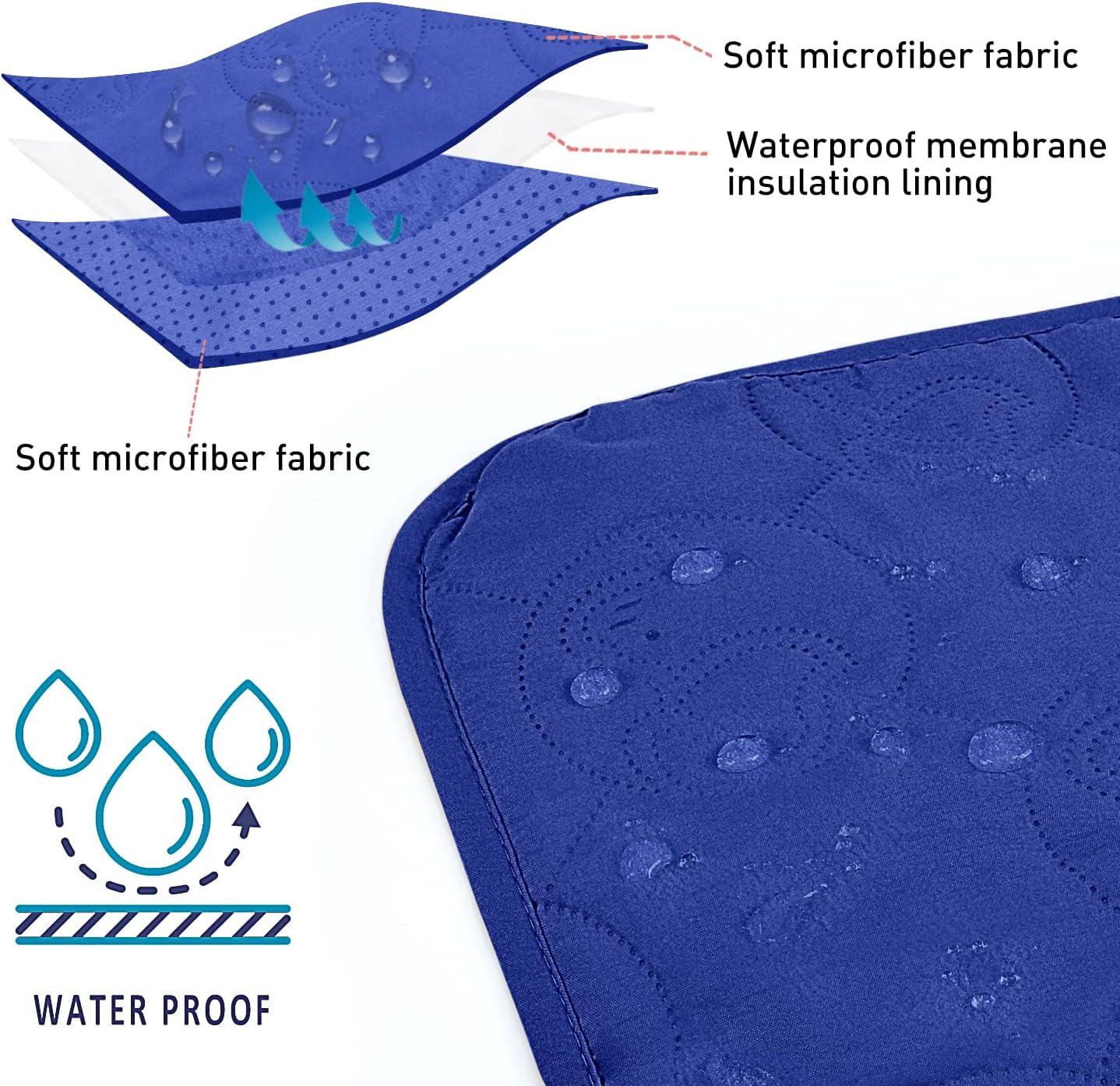 imageKritter Planet No Slip Pet Couch Cover Waterproof Dog Bed Cover Washable Sofa Furniture Protector Mat for Dogs CatsNavy
