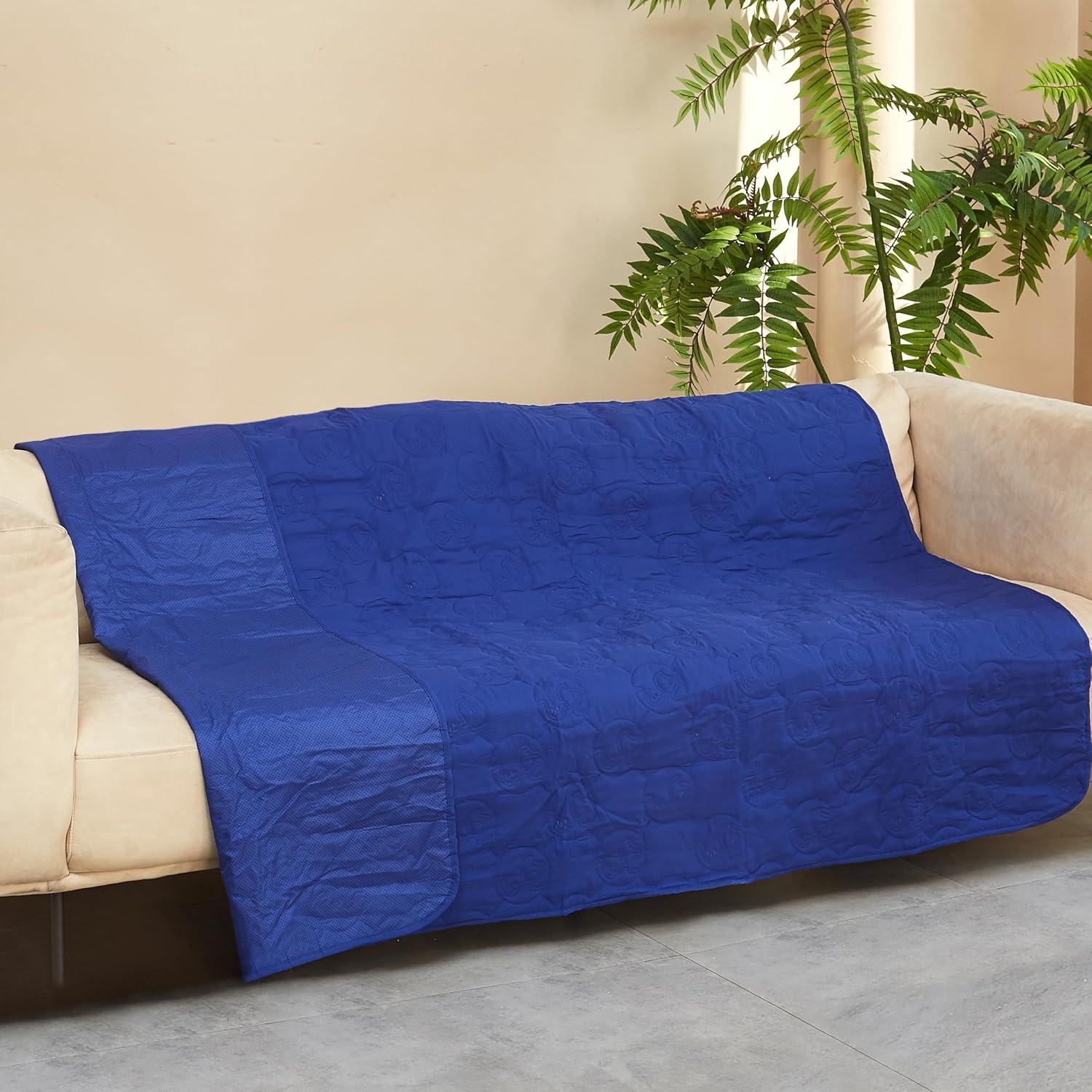 imageKritter Planet No Slip Pet Couch Cover Waterproof Dog Bed Cover Washable Sofa Furniture Protector Mat for Dogs CatsNavy