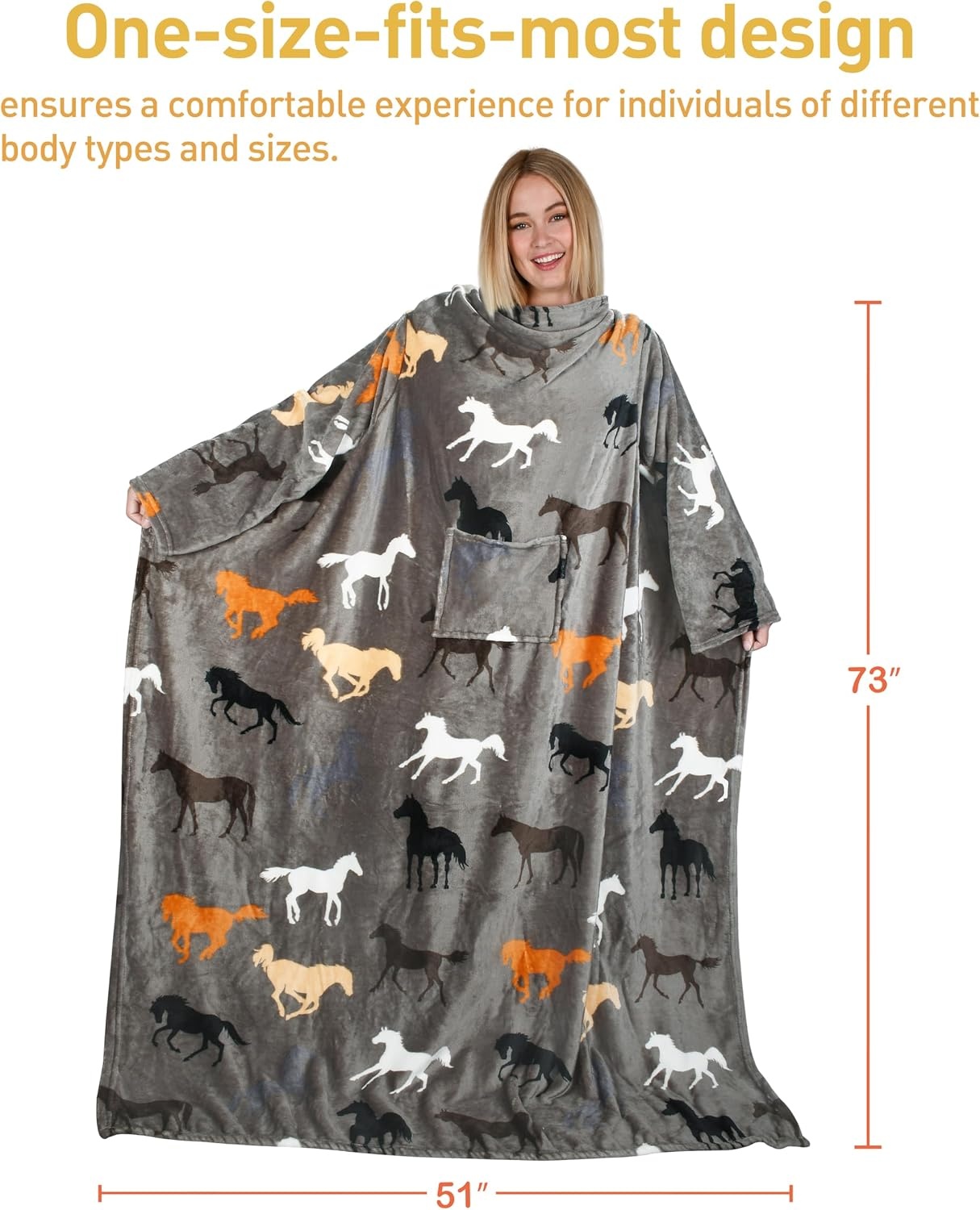 image:imageCatalonia Wearable Blanket with Sleeves for Women amp Men Fleece Wrap Throw 80s Cat Dog Print amp Sleeve Design for HandsFree Comfort Perfect for Reading TV Time amp Relaxing Christmas amp Birthday GiftRed Black Checker Grey
