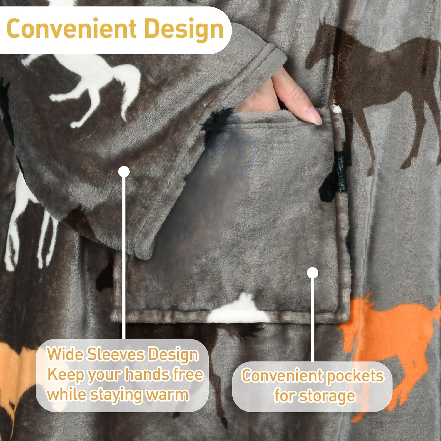 image:imageCatalonia Wearable Blanket with Sleeves for Women amp Men Fleece Wrap Throw 80s Cat Dog Print amp Sleeve Design for HandsFree Comfort Perfect for Reading TV Time amp Relaxing Christmas amp Birthday GiftRed Black Checker Grey