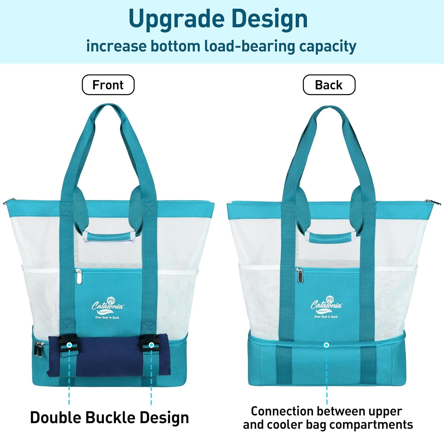image:imageCatalonia Large Beach Tote Bags with Cooler BagampTiki Beach Towel Oversized