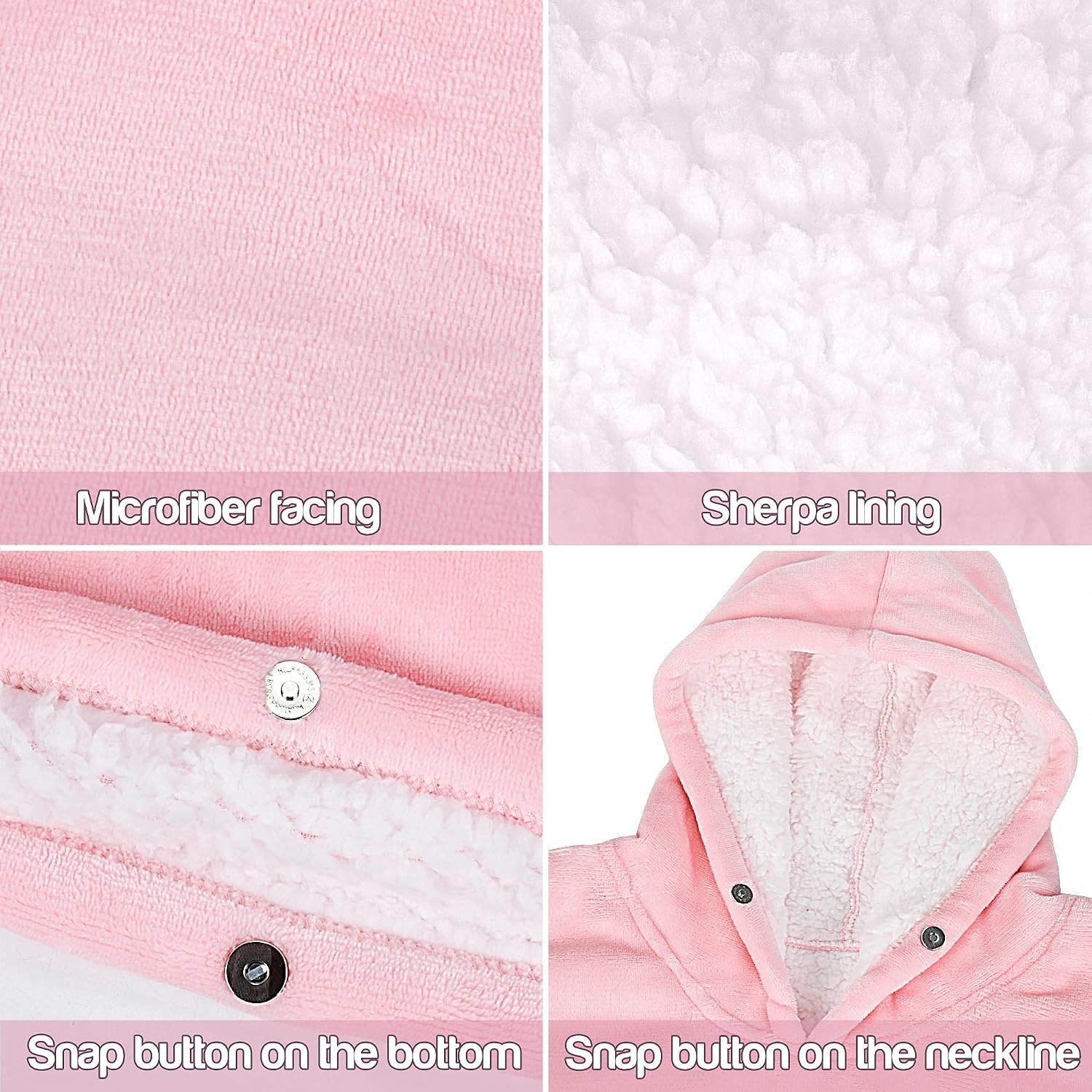 image:imageCatalonia Oversized Wearable Blanket Hoodie Sweatshirt Comfortable Sherpa Lounging Pullover for Adults Men Women Teenagers Wife Girlfriend