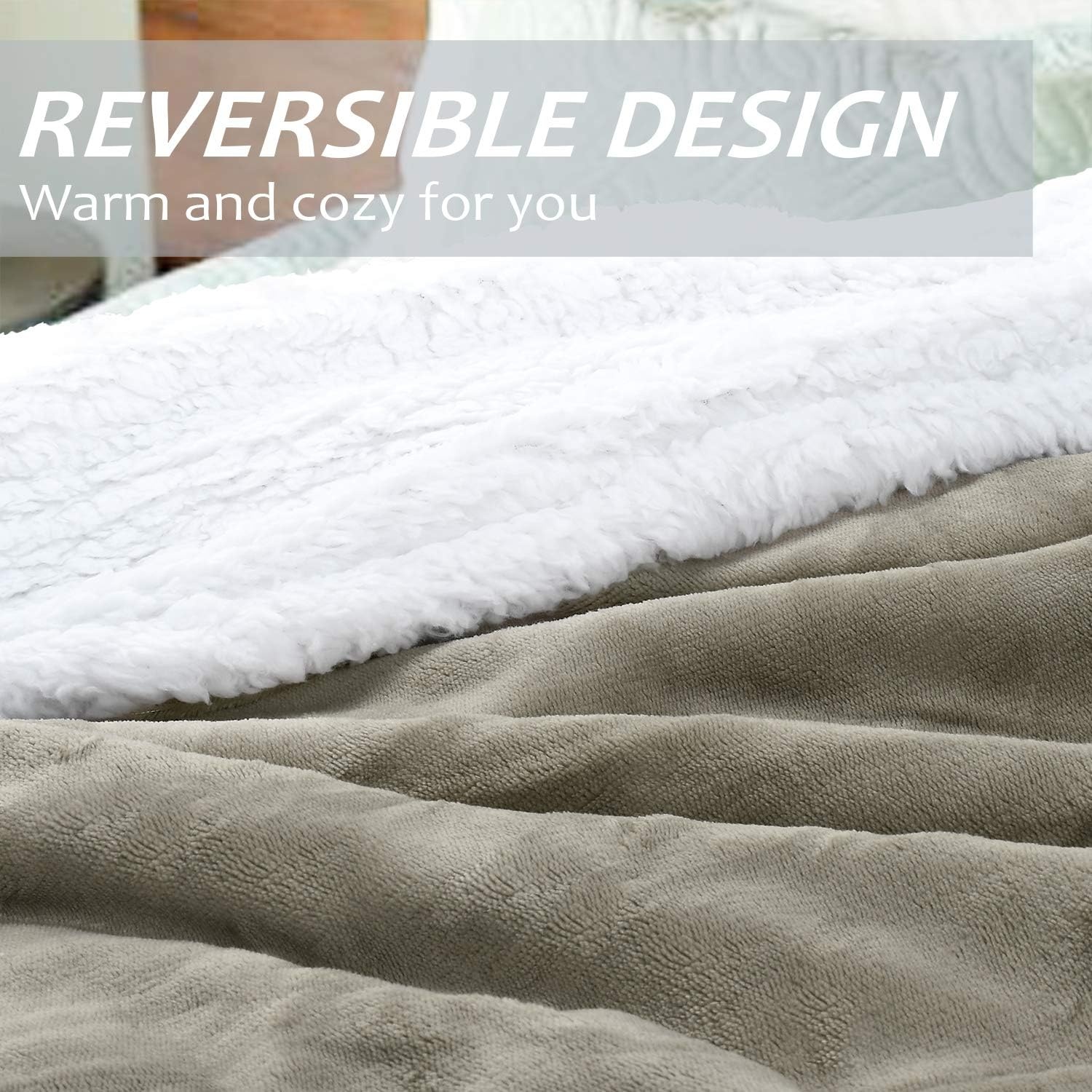 image:imageCatalonia Womens Hooded Blanket Poncho Wearable Blanket with Hand PocketsCamel