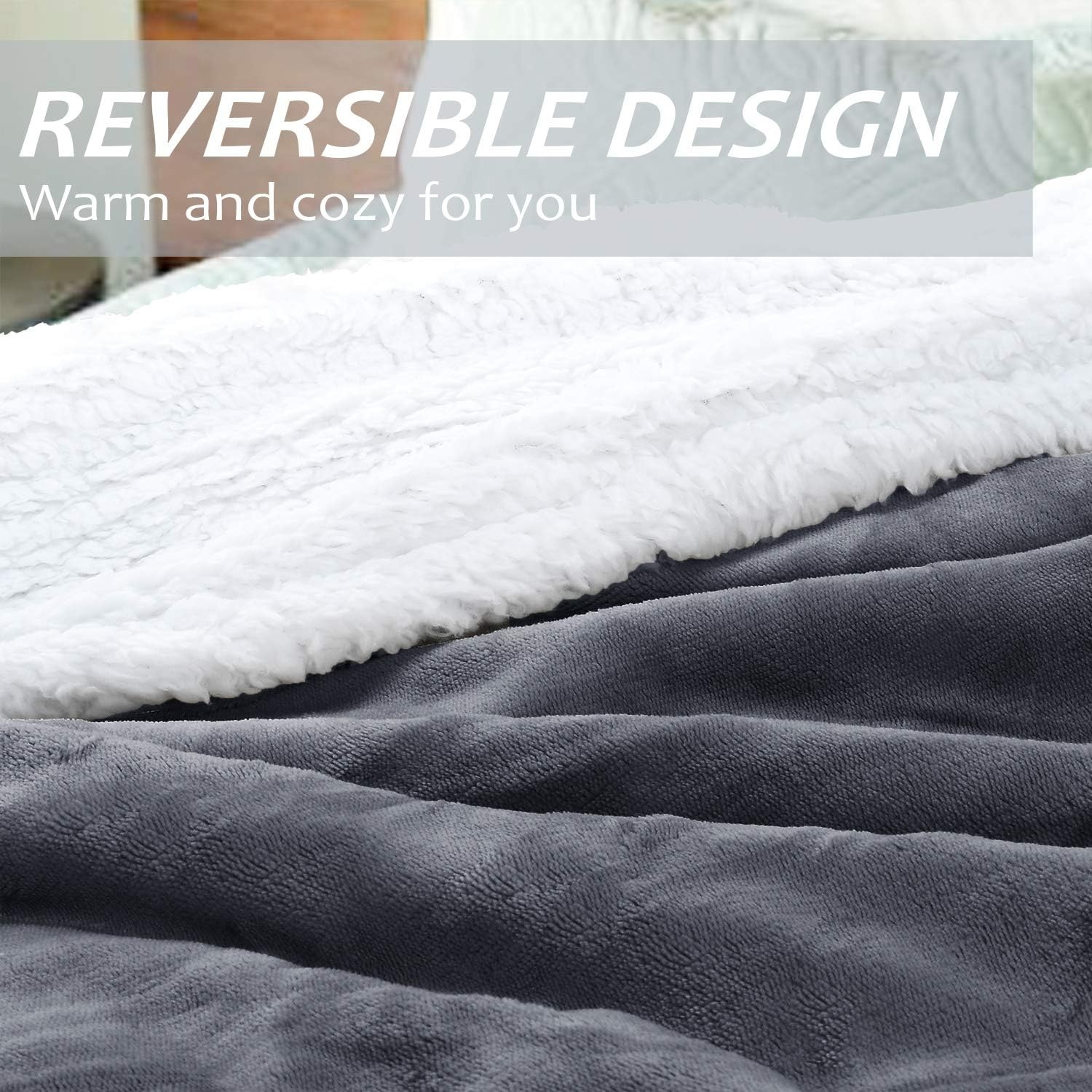 image:imageCatalonia Womens Hooded Blanket Poncho Wearable Blanket with Hand PocketsGrey