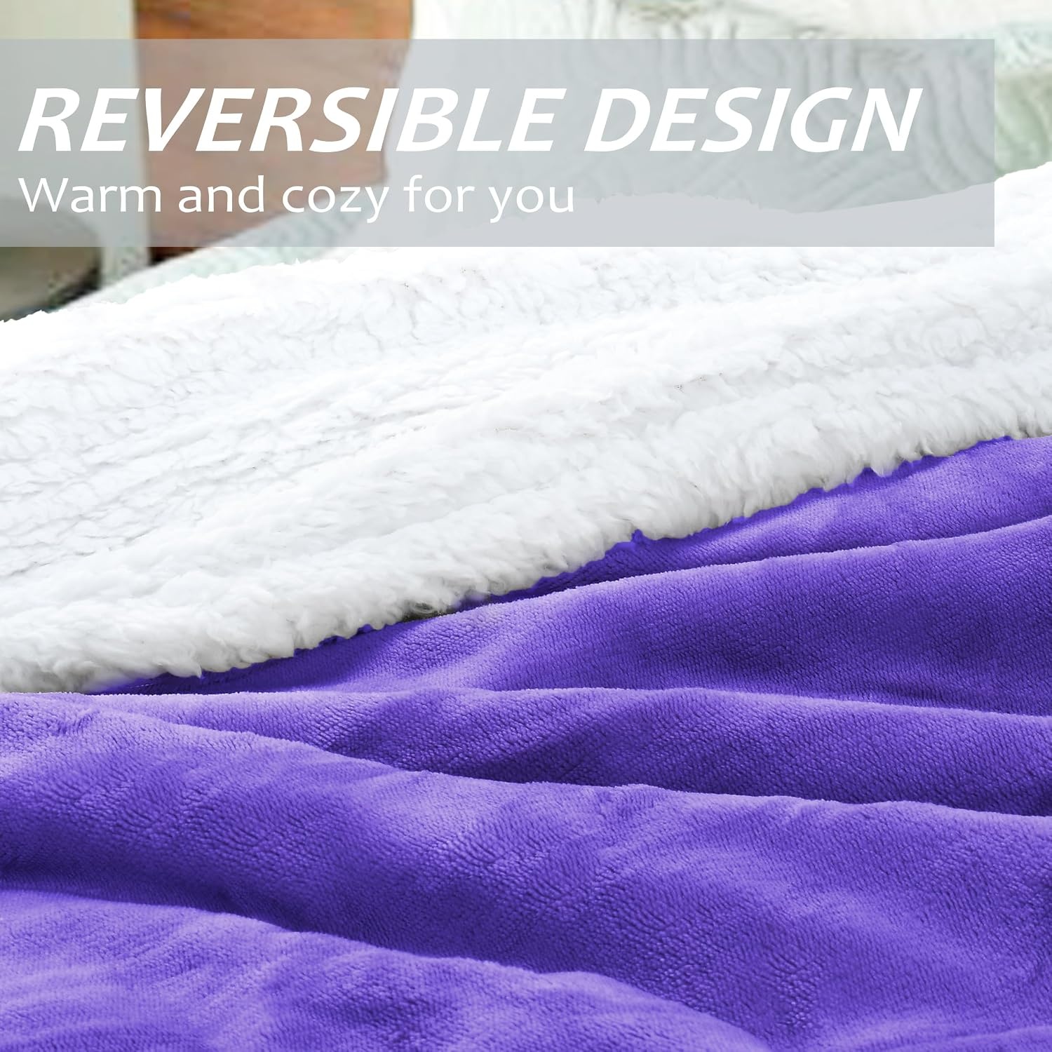 image:imageCatalonia Womens Hooded Blanket Poncho Wearable Blanket with Hand PocketsPurple