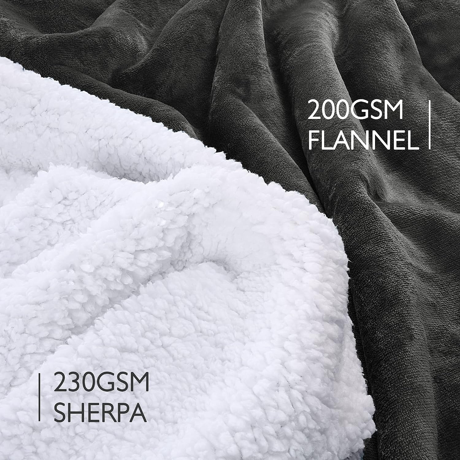 image:imageCatalonia Oversized Hoodie Blanket Sweatshirt Extra Long Comfortable Sherpa Lounging Pullover