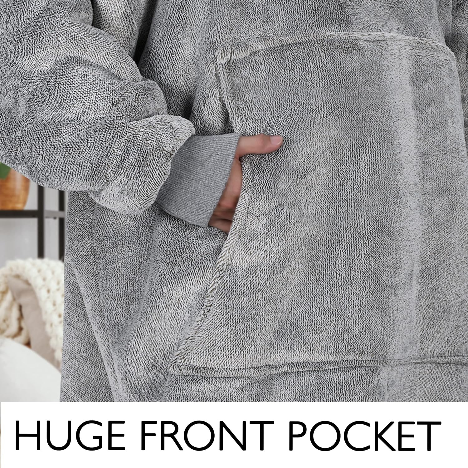 image:imageCatalonia Oversized Wearable Blanket Hoodie Sweatshirt for Adults Women Men
