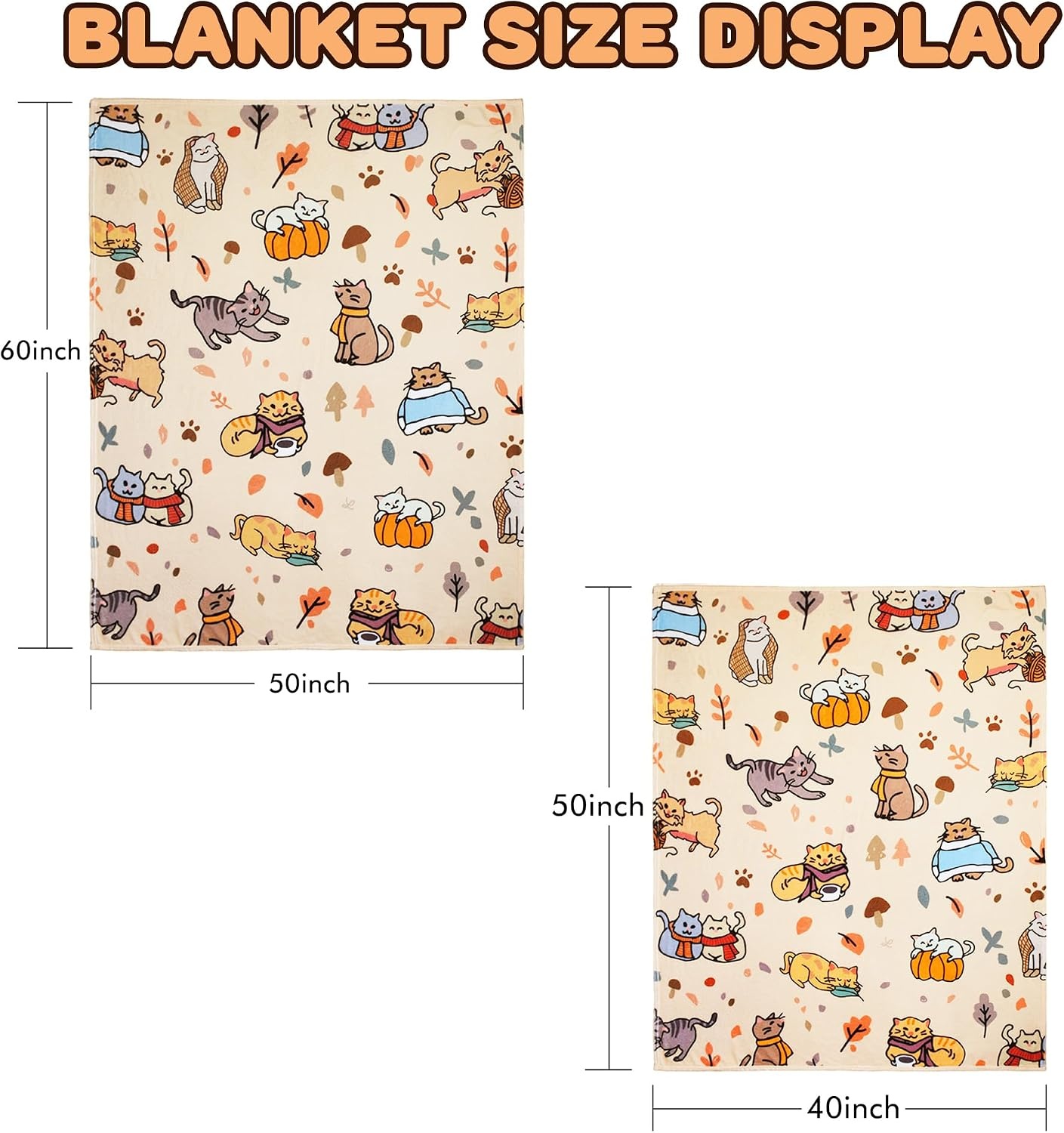 image:imageCatalonia Cute Hamster Throw Blanket for Kids Soft Flannel Fleece Blanket for Couch Bed Lightweight Cozy Throw for Boys amp Girls Machine Washable Cartoon Blanket 40x50Cat